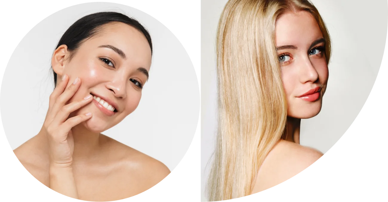gorgeous women great skin
